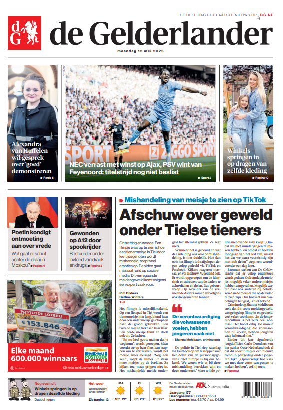 De Gelderlander regio Arnhem en Doetinchem